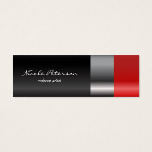Rappel rouge de rendez-vous de maquillage de rouge