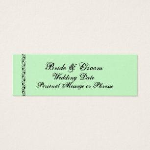 Rappel VERT MINT - Faire-part de mariage