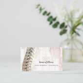 Rappel vintage de rendez-vous de chiroprakteur (Debout devant)