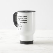 Rappelé me vous tasse drôle de voyage (Devant gauche)