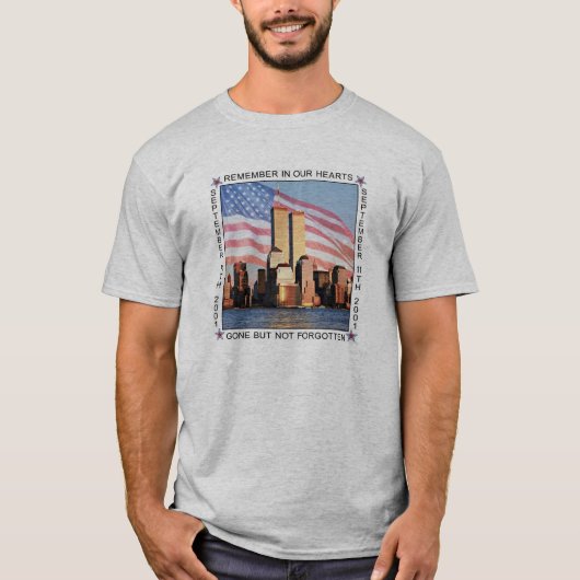 Rappelez-vous 9 11 T-shirts le 11 septembre (Devant)
