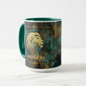 Rappelez-vous de qui vous êtes-15 oz Mug (Devant gauche)