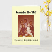 Rappelez-vous les années 70 la carte de voeux de (Fleur jaune)