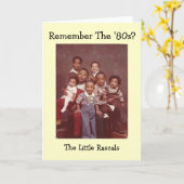 Rappelez-vous les années 80 ? Petite carte de (Fleur jaune)