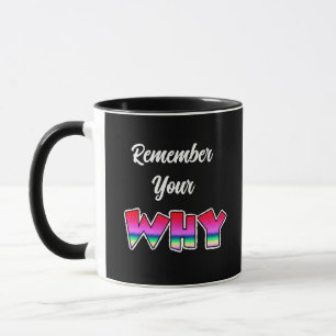 Rappelez-vous pourquoi Mug d'inspiration