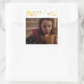 Rappelez-vous quand Sticker Carré Arrondi (Sac)