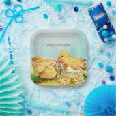 rappelkippen met retro papieren bordje (Feest)