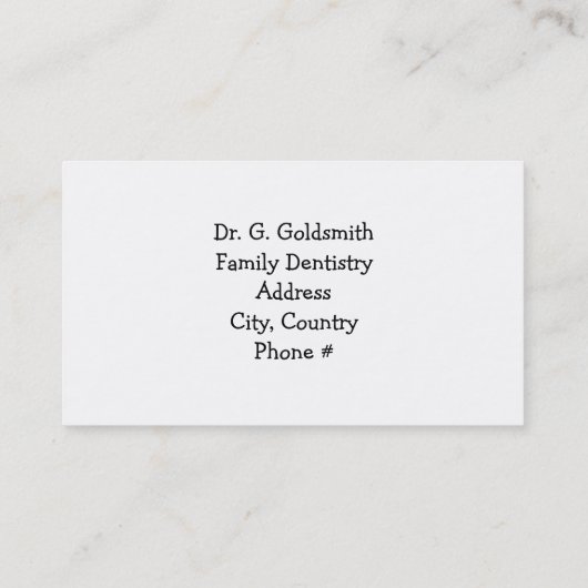 Rappels de rendez-vous des dentistes (Dos)