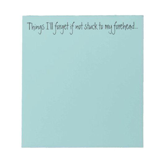 Rappels sur les blocs-notes (Devant)