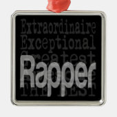 Rapper Extraordinaire Metal Ornament (Voorkant)
