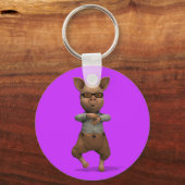 Rapper Pig Sleutelhanger (Voorkant)
