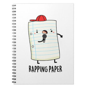 Rapping Paper Funny Pun Notitieboek
