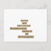 rapport briefkaart (Voorkant)