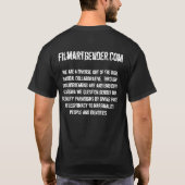 Rapport de mission noir de T-shirt (Dos)