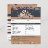 Rapport van Navy Dogs over het instappen van bloem (Voorkant / Achterkant)