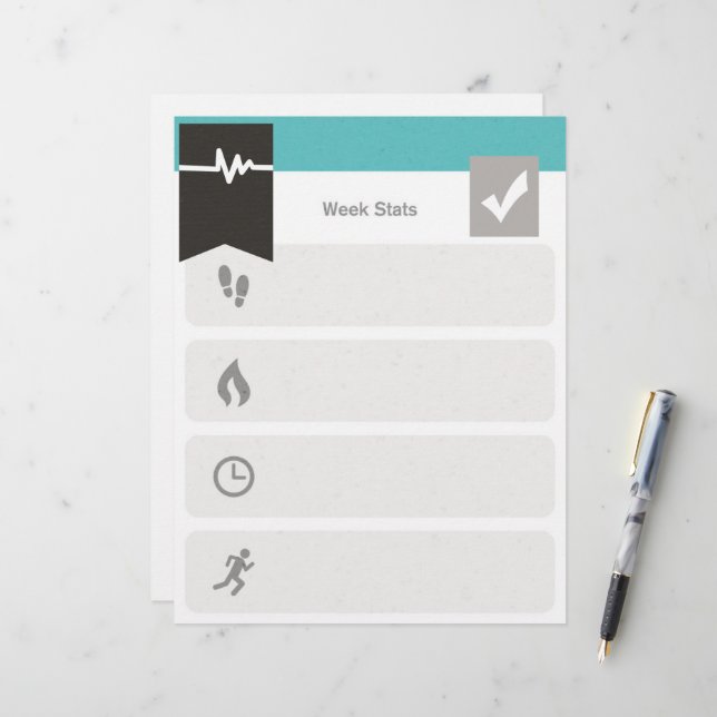 Rapport Wekelijkse uitoefening status (Voorkant / Achterkant in situ)