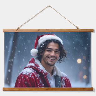 RAPPY KERSTFEEST HANGEND WANDKLEED