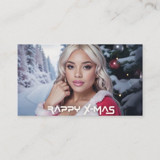 RAPPY X-MAS INFORMATIEKAARTJE (Voorkant)