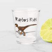 Raptor 1 3D Shot Glas (Voorkant)