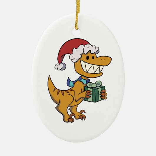 Raptor Cadeau Ornament (Voorkant)