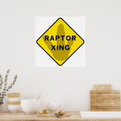 Raptor Crossing Poster (Keuken)