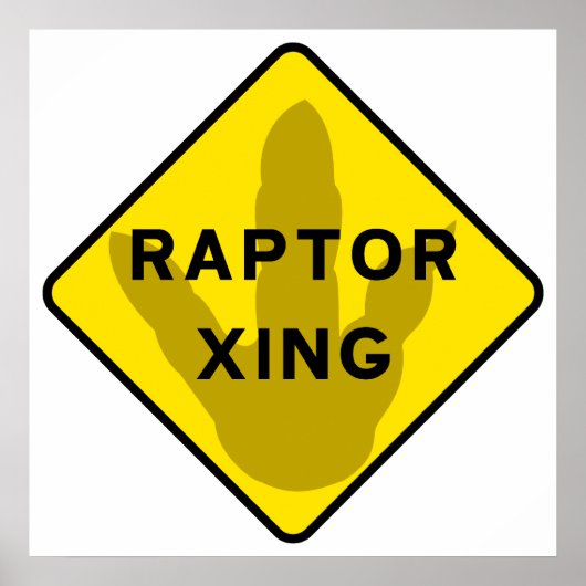 Raptor Crossing Poster (Voorkant)