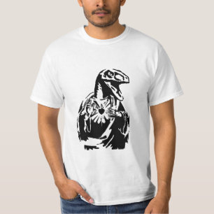 Raptor Jesus Stencil T-shirt