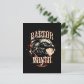 Raptor Maand, Eagle Briefkaart (Staand voorkant)