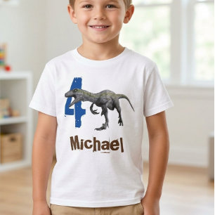 Raptor naam Leeftijd Dinosaur Jurassic tijdperk T-shirt