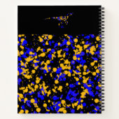 Raptor Splattered Paint Notitieboek (Achterkant)