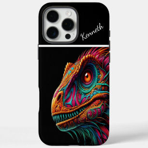 Raptor Versierde Draak Portret iPhone 16 Pro Max Hoesje