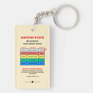 Rapture-AlarmNiveaus Sleutelhanger