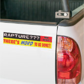 Rapture ? Pas question ! Sticker pare-chocs (Sur camion)