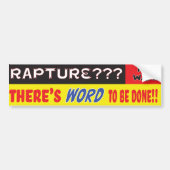 Rapture ? Pas question ! Sticker pare-chocs (Devant)