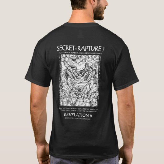 Rapture secrète ? T-shirt gauche trompé (Dos)