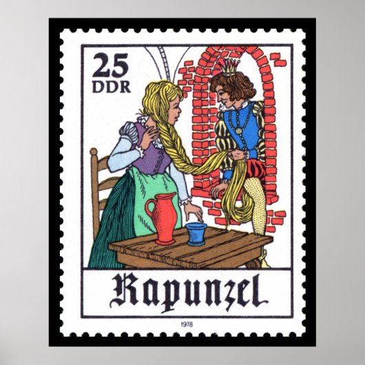 Rapunzel 25 DDR 1978 Poster (Voorkant)