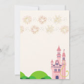 Rapunzel Anniversaire Fête Invitation (Dos)