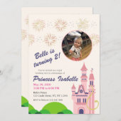 Rapunzel Anniversaire Fête Invitation (Devant / Derrière)