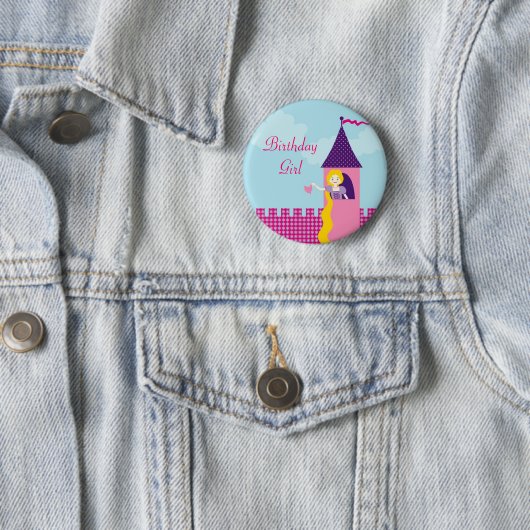 Rapunzel Birthday Button (In situ)