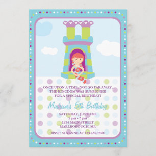 Rapunzel Birthday Uitnodiging