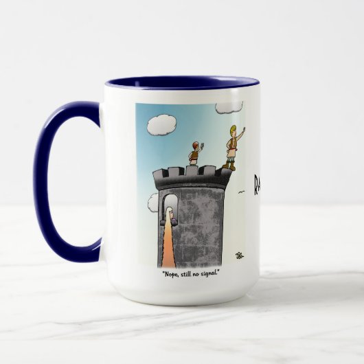 Rapunzel Blue 15 oz Combo Mug (Gauche)