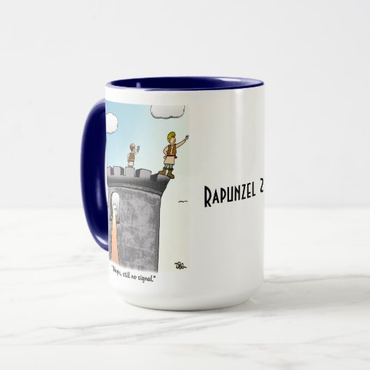Rapunzel Blue 15 oz Combo Mug (Devant gauche)