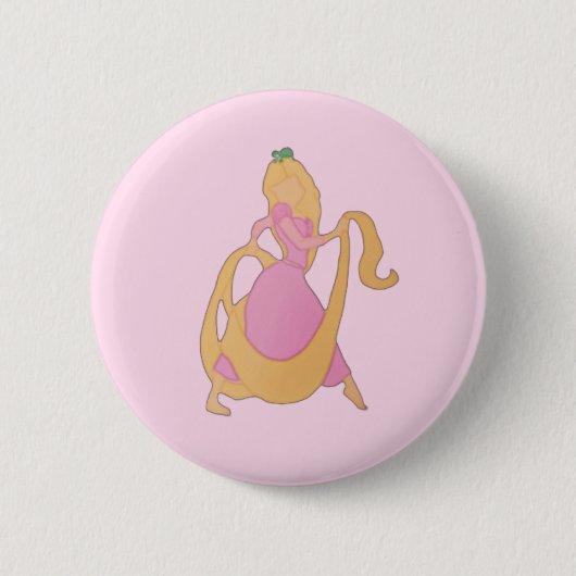 Rapunzel-Button Ronde Button 5,7 Cm (Voorkant)