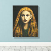 Rapunzel Canvas afdrukken (Insitu (Houten vloer))