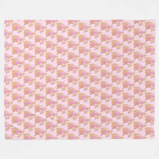 Rapunzel fleece deken (Voorkant (Horizontaal))