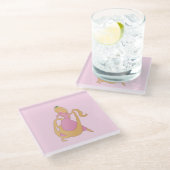 Rapunzel Glass Onderzetter (Schuin)