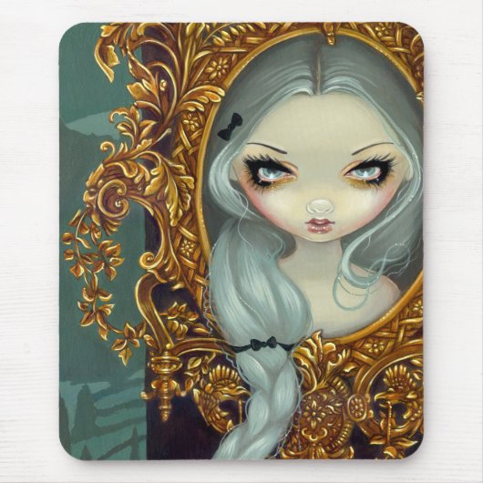 "Rapunzel in Rococo" Mousepad Muismat (Voorkant)