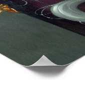 Rapunzel in Rococo-sprookje Kunst afdrukken Poster (Hoek)