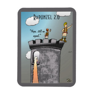 Rapunzel Jigzaag Puzzle Magneet