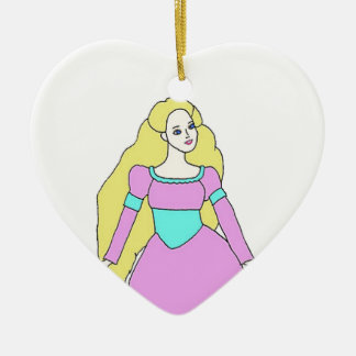 Rapunzel Keramisch Ornament